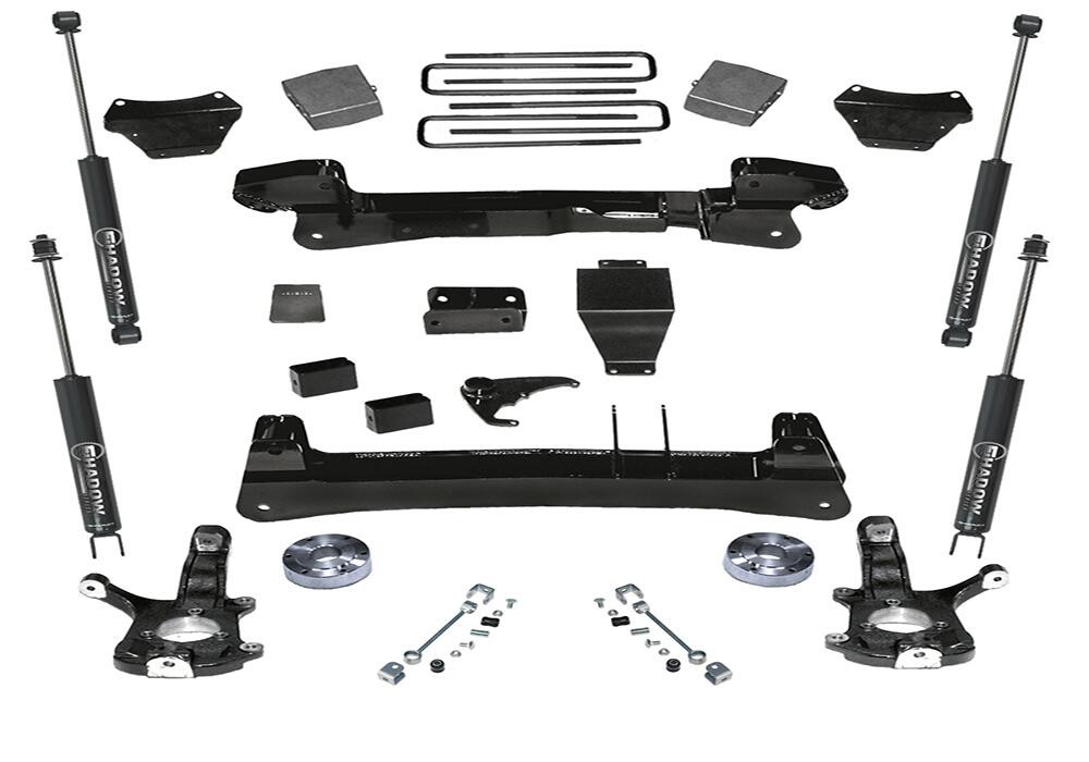 SUPERLIFT K121 6 INCH LIFT KIT 1999-2006 CHEVY SILVERADO AND GMC SIERRA 1500 4WD KNUCKLE KIT WITH SHOCKS