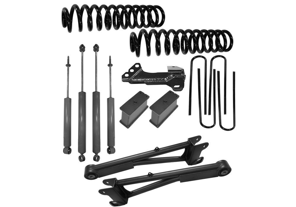 SUPERLIFT K1057 2 INCH COIL SPRING LIFT KIT 2017-2022 FORD F-250/F-350 4WD WITH RADIUS ARMS AND SHOCKS