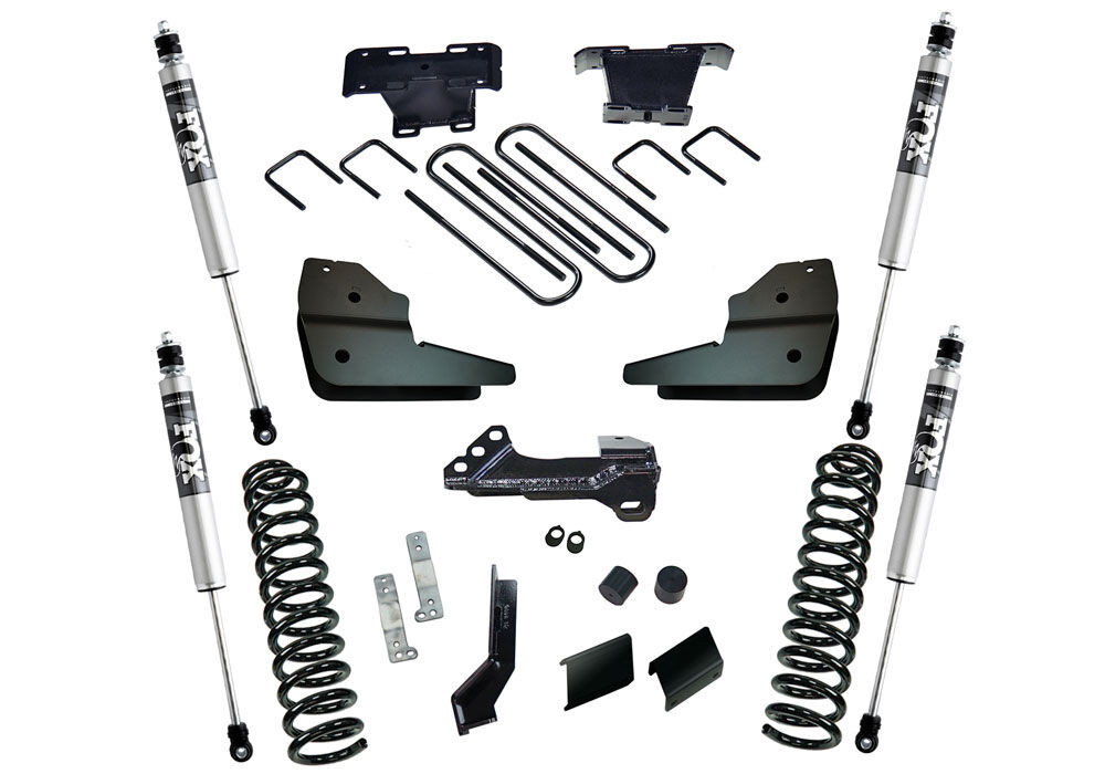 SUPERLIFT K1028F 4 INCH LIFT KIT 2023-2025 FORD F-250/350 4WD WITH DIESEL ENGINE WITHOUT AUTO LEVELING HEADLIGHT FUNCTION WITH FOX 2.0 SHOCKS