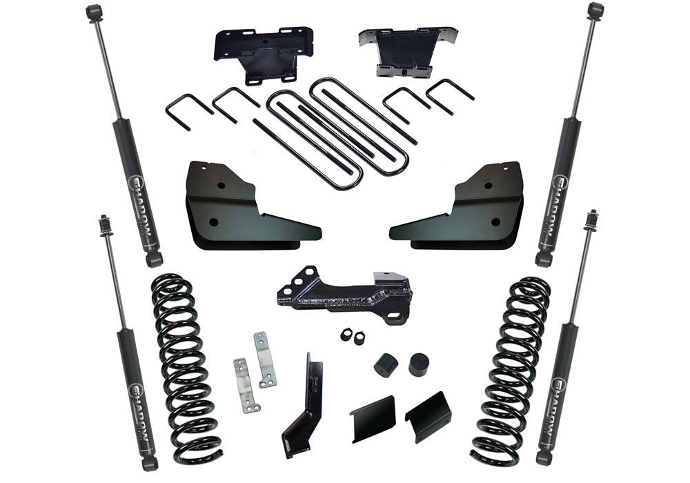 SUPERLIFT K1028 4 INCH LIFT KIT 2023-2025 FORD F-250/350 4WD WITH DIESEL ENGINE WITHOUT AUTO LEVELING HEADLIGHT FUNCTION WITH SHOCKS