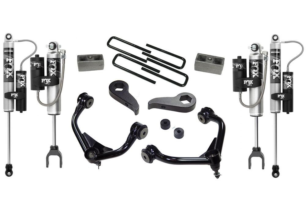 SUPERLIFT K1010FX 3 INCH LIFT KIT 2011-2018 (2019 LEGACY/LIMITED) CHEVY SILVERADO/GMC SIERRA 2500 HD WITH FOX 2.0 RESERVOIR SHOCKS