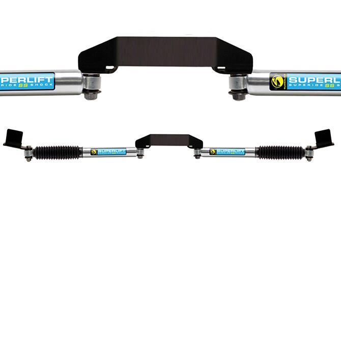 SUPERLIFT 92730 DUAL STEERING STABILIZER KIT SS BY BILSTEIN (GAS PRESSURE) 2005-2022 FORD F-250/350 SUPER DUTY 4WD WITH 3 INCH OR GREATER LIFT