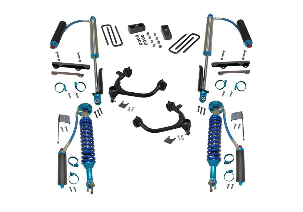 SUPERLIFT 3900KG 3 INCH LIFT KIT 2019 (NEW BODY STYLE)-2024 CHEVY SILVERADO/GMC SIERRA 1500 2WD/4WD WITH KING REAR SHOCKS (EXCLUDES TRAILBOSS OR AT4)
