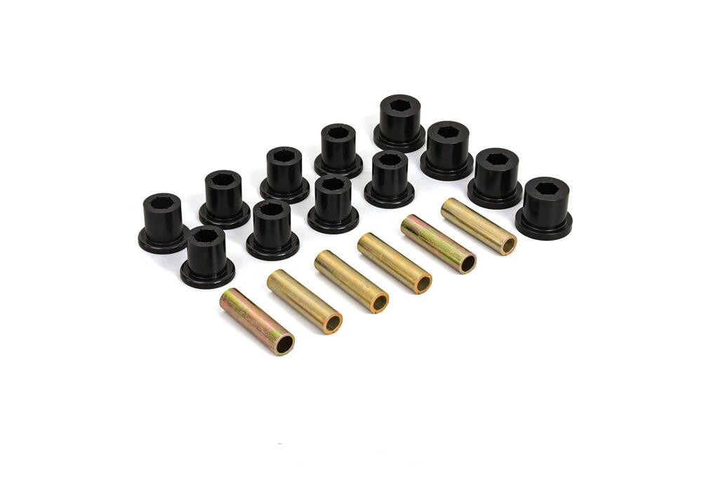 SUPERLIFT 316 REAR LEAF SPRING BUSHINGS 1973-1987 CHEVY AND GMC 1/2 AND 3/4 AND 1 TON SOLID AXLE PICKUPS 1973-1991 CHEVY AND GMC BLAZER, JIMMY, 1/2 TON SUBURBAN 1973-1991 CHEVY AND GMC SUBURBAN 3/4 TON 8 INCH REAR SPRINGS ONLY