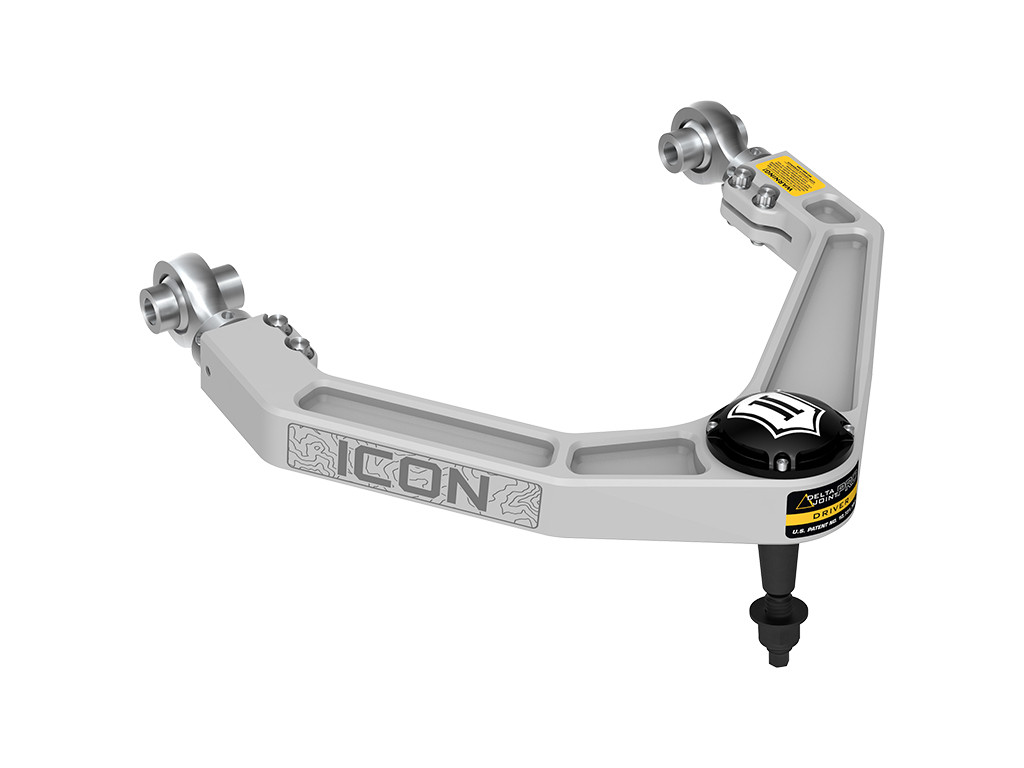 ICON 218561DJ 2021-2023 RAM 1500 TRX BILLET FRONT UPPER CONTROL ARM W/ DELTA JOINT PRO KIT
