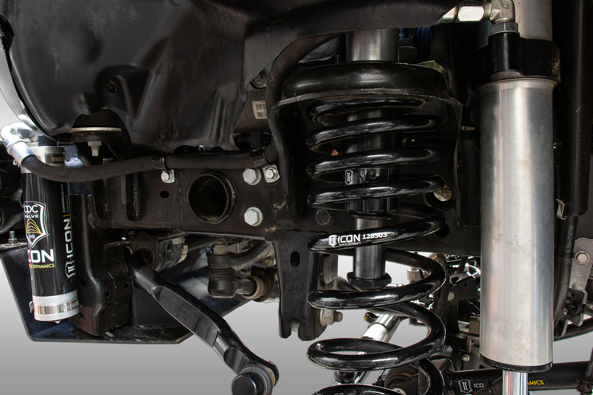 ICON 22042 2020-2023 JEEP GLADIATOR/2018-2023 WRANGLER JL/2007-2018 WRANGLER JK FRONT 2.0 HYDRAULIC BUMP STOP KIT