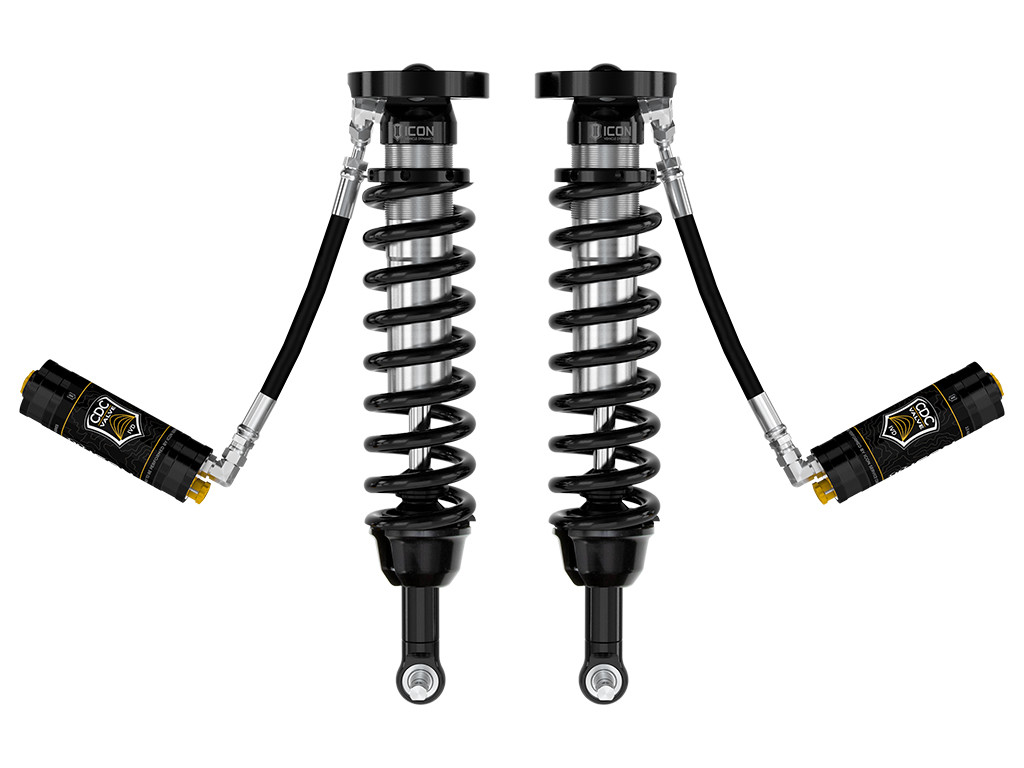 ICON 71657C 2021-2023 TAHOE & SUBURBAN 2021-2023 YUKON & YUKON XL 2.5-3.25 INCH LIFT FRONT V.S. 2.5 SERIES COILOVER KIT REMOTE RESERVOIR W CDCV