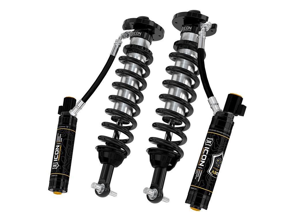 ICON 91831E 2022-2023 FORD F-150 LIGHTNING LOWERED 0-2 INCH 2.5 VS REMOTE RESERVOIR CDEV COILOVER KIT FRONT