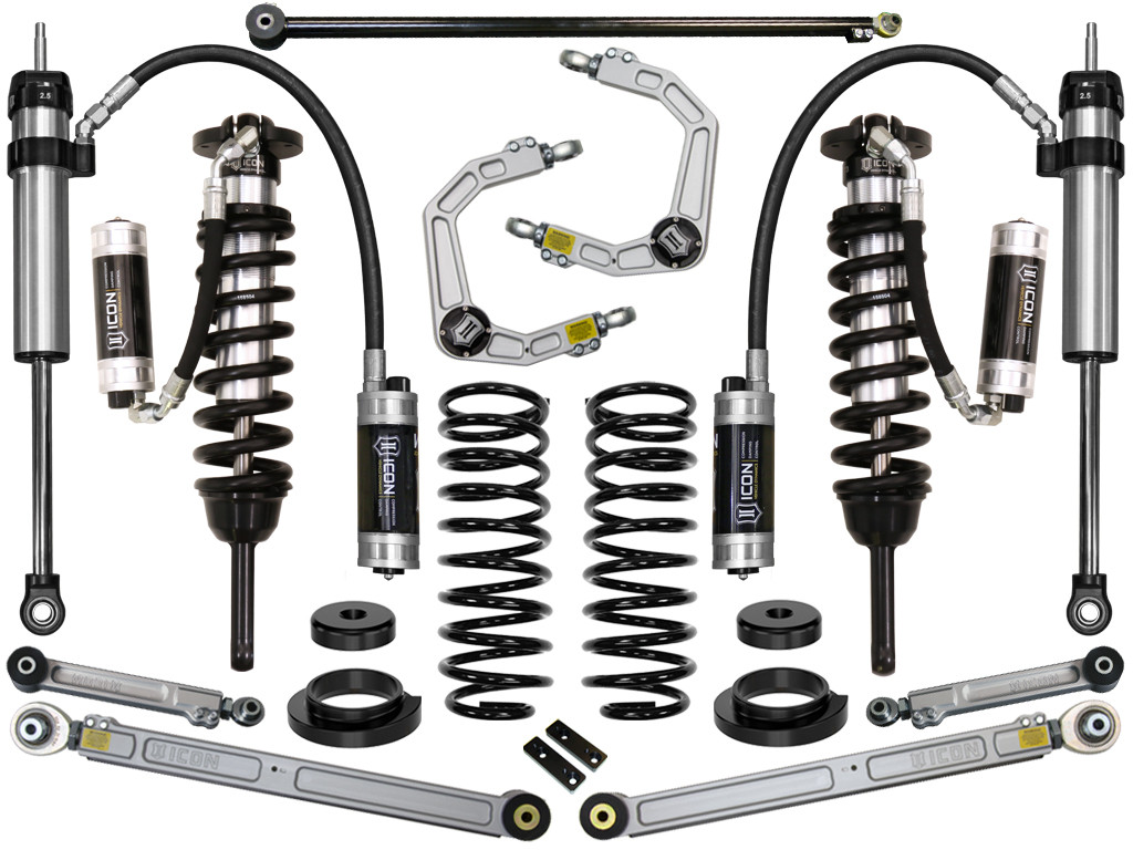 ICON K53177 03-09 GX470 0-3.5 INCH STAGE 7 SUSPENSION SYSTEM W BILLET UCA