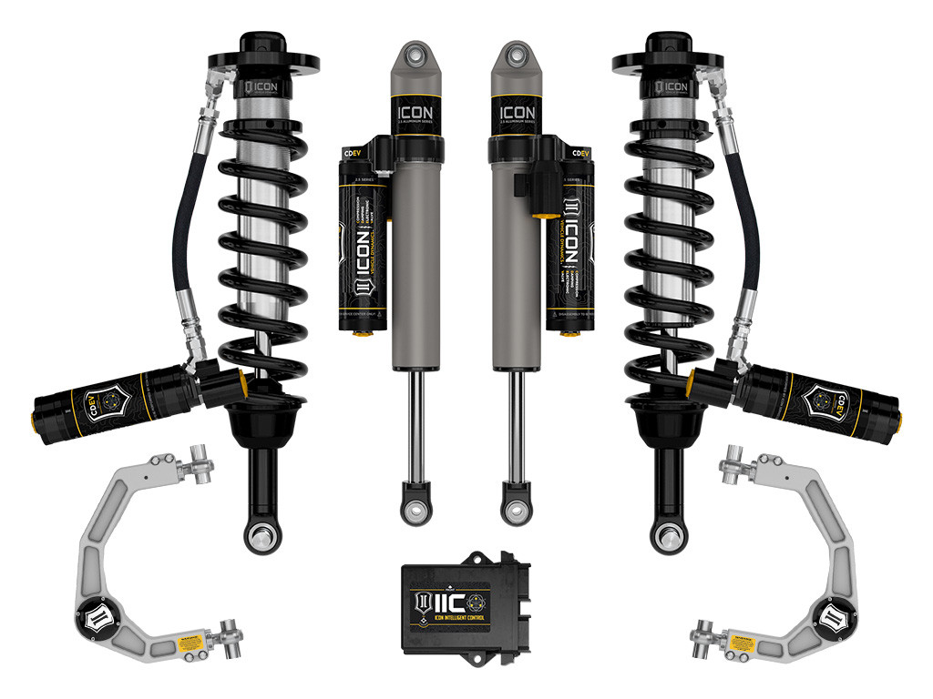 ICON K93165 2021-2024 FORD F-150 TREMOR 2.5-3 INCH LIFT STAGE 5 SUSPENSION SYSTEM BILLET