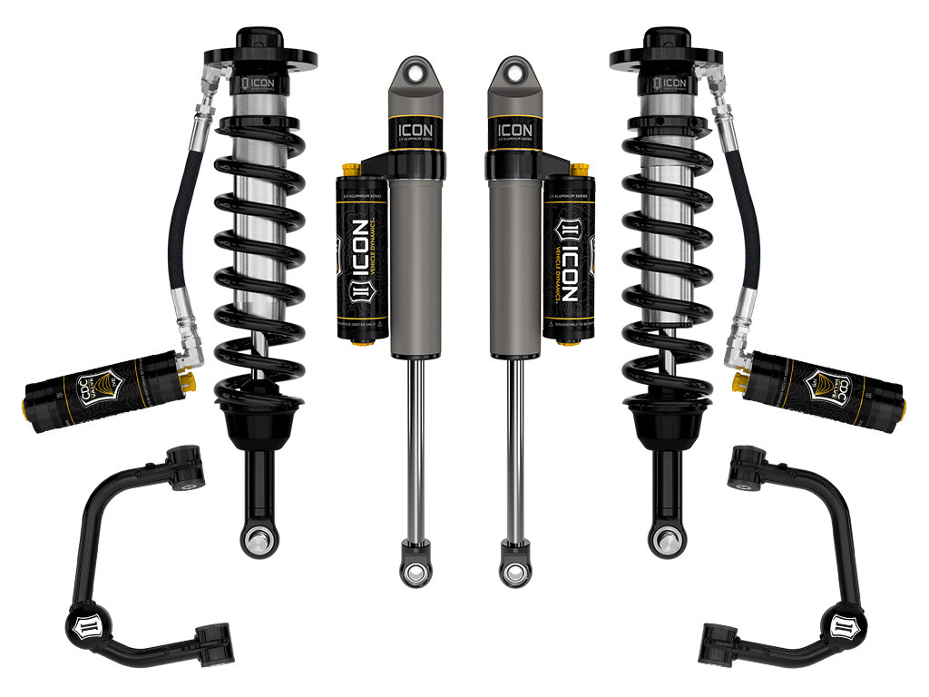 ICON K93164T 2021-2024 FORD F-150 TREMOR 2.5-3 INCH LIFT STAGE 4 SUSPENSION SYSTEM TUBULAR CDCV