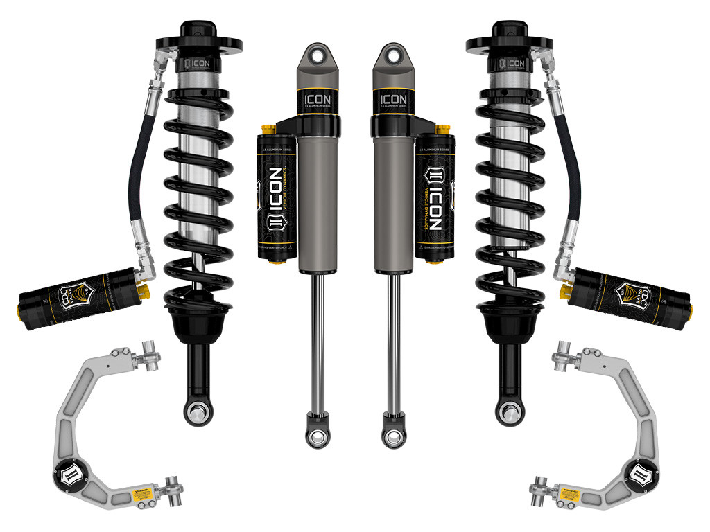 ICON K93164 2021-2024 FORD F-150 TREMOR 2.5-3 INCH LIFT STAGE 4 SUSPENSION SYSTEM BILLET CDCV