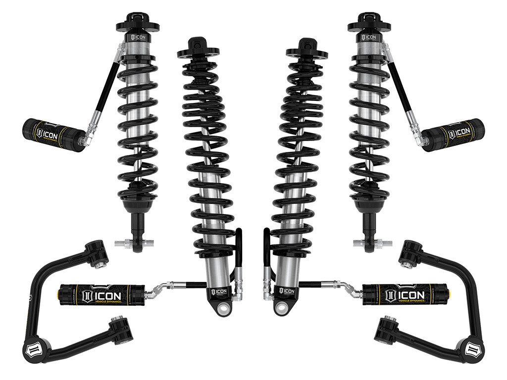 ICON K40014TX 2021-2023 BRONCO SASQUATCH 2-3 INCH LIFT STAGE 4 SUSPENSION SYSTEM TUBULAR UCA HEAVY RATE REAR SPRING