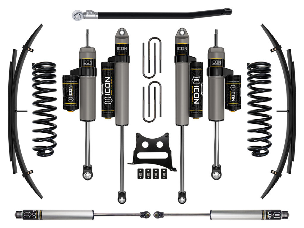 ICON K62584 2011-2016 FORD F-250/F-350 SUPER DUTY 4WD DIESEL 2.5 INCH LIFT STAGE 4 SUSPENSION SYSTEM W/ EXPANSION PACKS