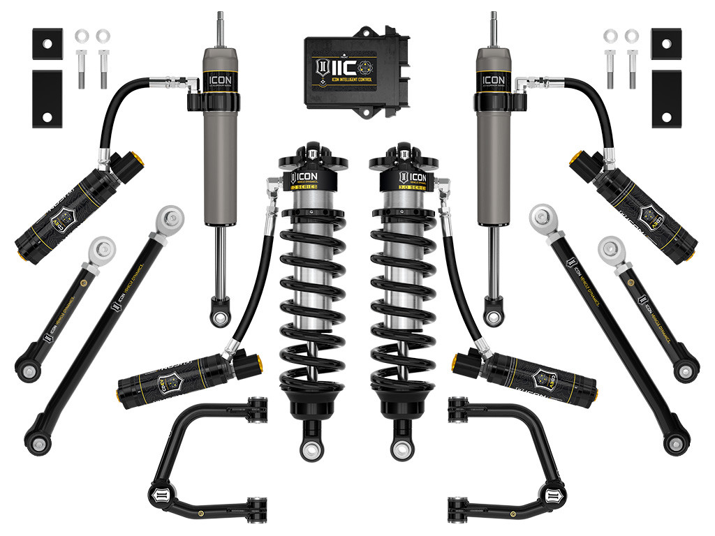 ICON K53214T 2022-2025 TOYOTA TUNDRA 2-3.25 INCH LIFT STAGE 4 3.0 SUSPENSION SYSTEM TUBULAR