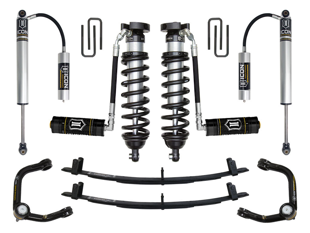 ICON K53014 1995.5-2004 TOYOTA TACOMA 0-3 INCH LIFT STAGE 4 SUSPENSION SYSTEM TUBULAR UCA