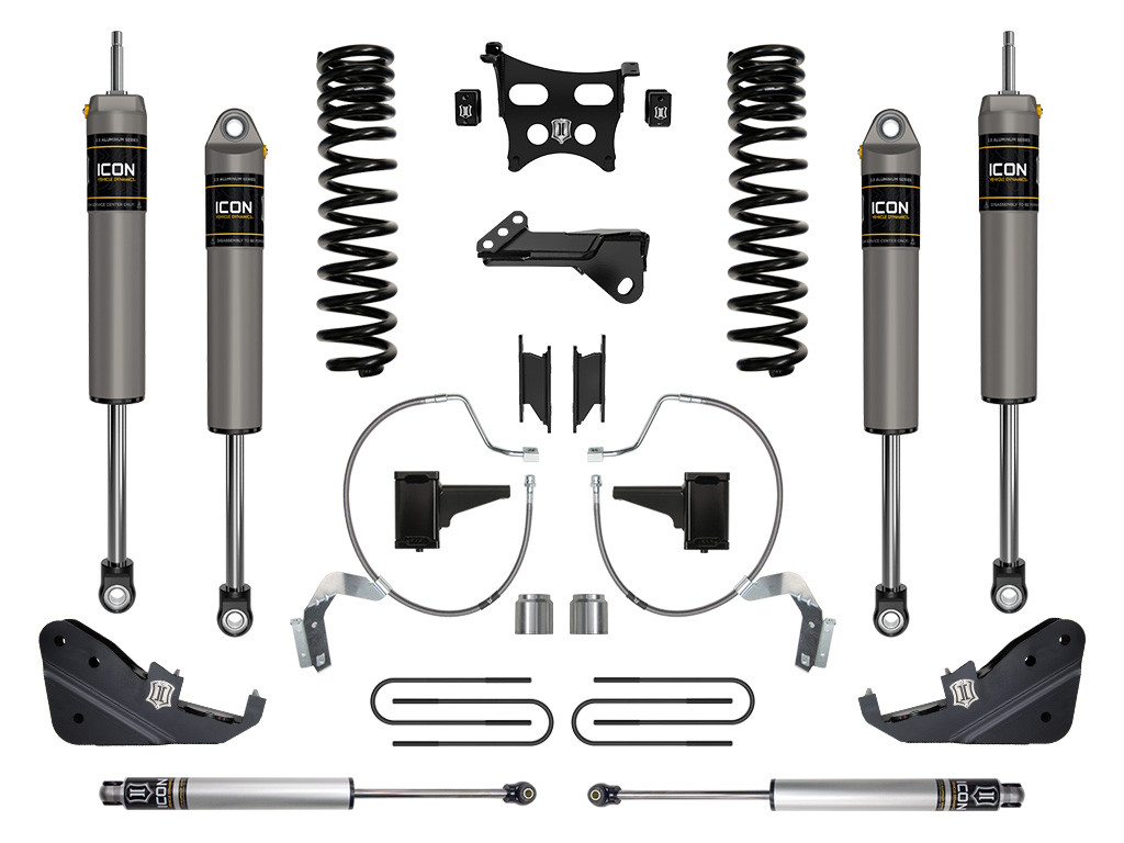 ICON K64543 2023-2025 FORD F-250/F-350 SUPER DUTY 4WD DIESEL 4.5 INCH LIFT STAGE 3 SUSPENSION SYSTEM