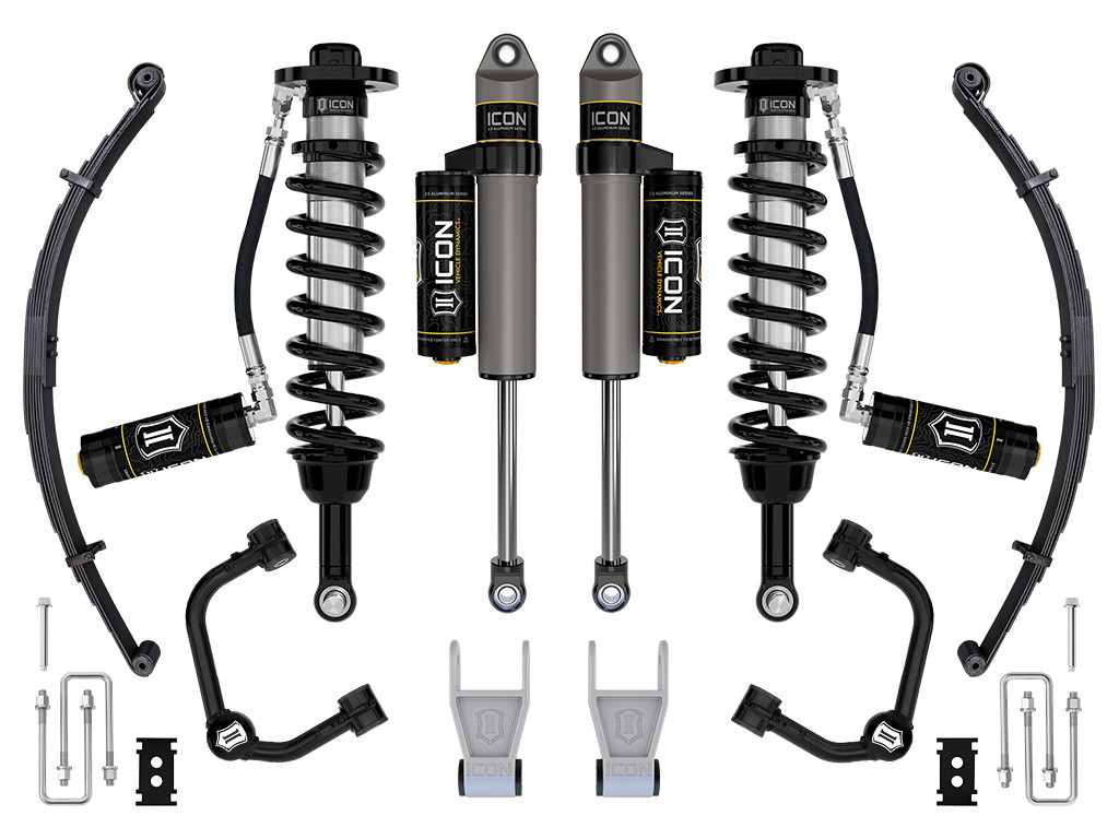 ICON K93163TL 2021-2024 FORD F-150 TREMOR 2.5-3 INCH LIFT STAGE 3 SUSPENSION SYSTEM TUBULAR W/ LEAF PACKS