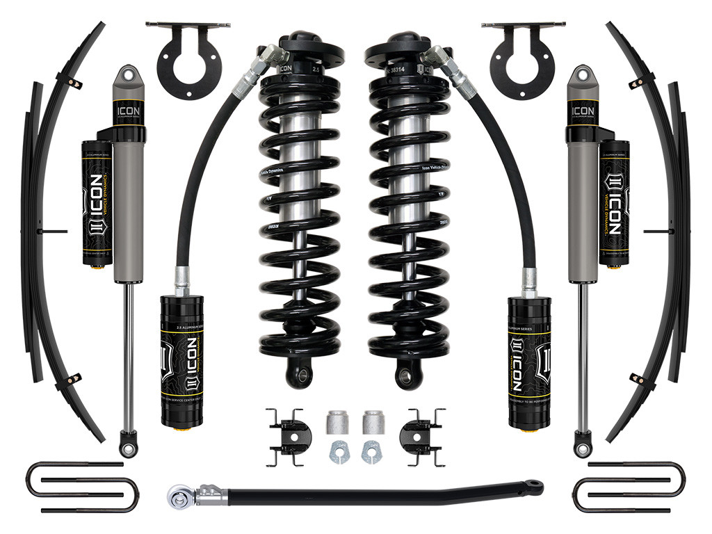 ICON K63193 11-16 FORD F250/F350 2.5-3 INCH LIFT STAGE 3 COILOVER SYSTEM W/ LEAF SPRINGS