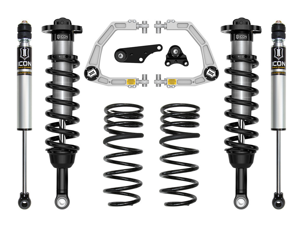 ICON K53292S 2024-2025 TOYOTA TACOMA 1.25-3 INCH LIFT STAGE 2 SUSPENSION SYSTEM BILLET TRIPLE RATE REAR SPRINGS