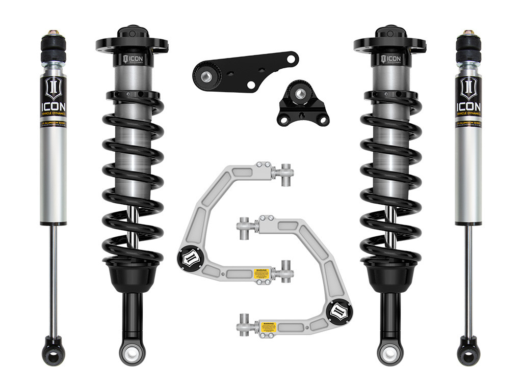 ICON K53292 2024-2025 TOYOTA TACOMA 1.25-3 INCH LIFT STAGE 2 SUSPENSION SYSTEM BILLET