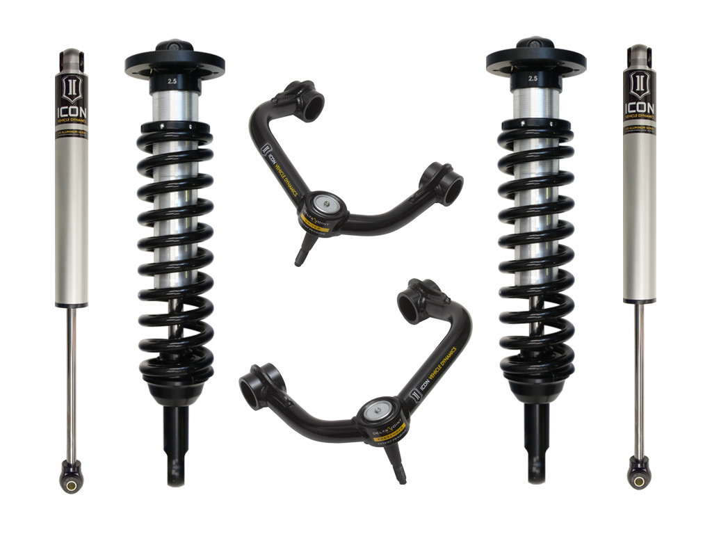 ICON K93031T 04-08 FORD F150 2WD 0-2.63 INCH STAGE 2 SUSPENSION SYSTEM W TUBULAR UCA