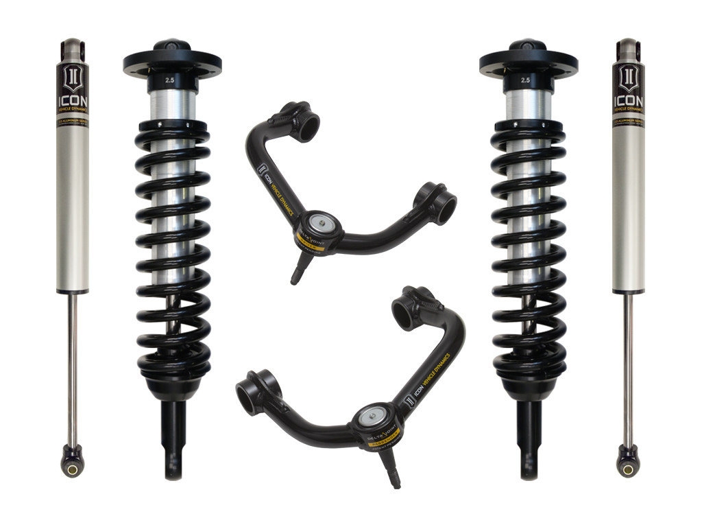 ICON K93021T 04-08 FORD F150 4WD 0-2.63 INCH STAGE 2 SUSPENSION SYSTEM W TUBULAR UCA