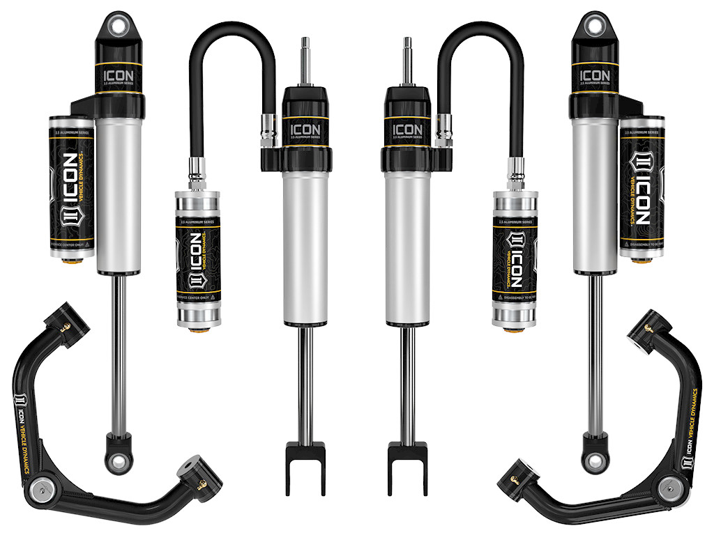 ICON K78352T 20-UP GM 2500HD/3500 0-2 INCH STAGE 2 SUSPENSION SYSTEM (TUBULAR)