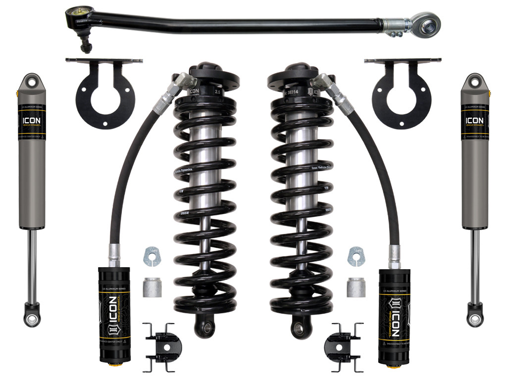 ICON K63142 2017-2023 FORD F-250/F-350 SUPER DUTY 4WD 2.5-3 INCH LIFT STAGE 2 COILOVER CONVERSION SYSTEM