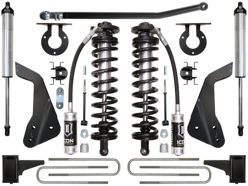 ICON K63112 05-07 FORD F-250/F-350 4-5.5 INCH STAGE 2 COILOVER CONVERSION SYSTEM