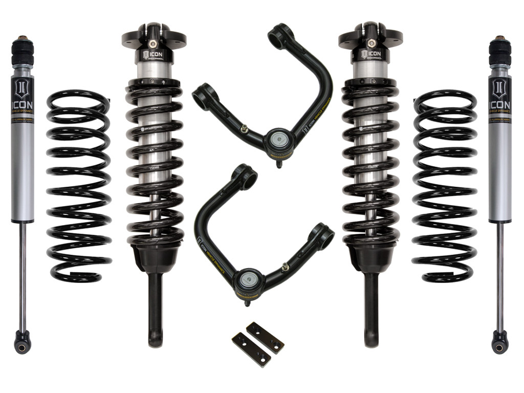 ICON K53052T 03-09 4RUNNER FJ CRUISER 0-3.5 INCH STAGE 2 SUSPENSION SYSTEM W TUBULAR UCA