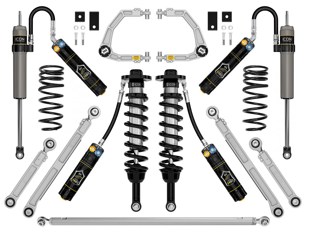 ICON K53240D 2023-2025 TOYOTA SEQUOIA 3-4.5 INCH LIFT STAGE 10 SUSPENSION SYSTEM BILLET CDXS