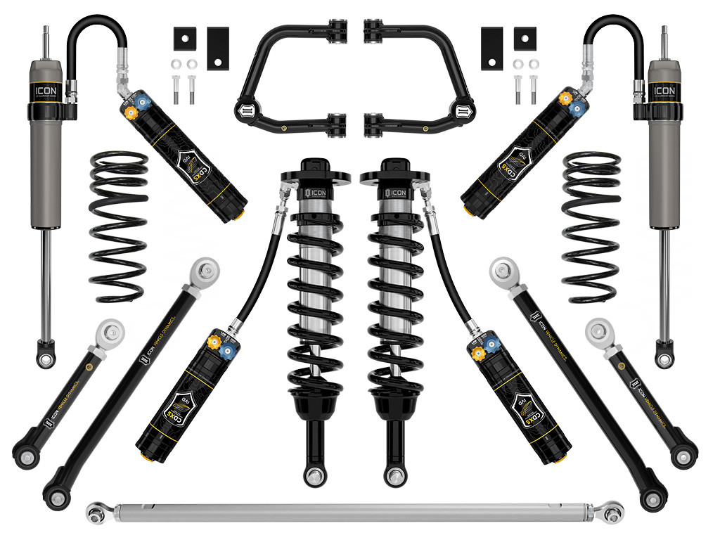 ICON K53201TDS 2022-2025 TOYOTA TUNDRA 2-3.5 INCH LIFT STAGE 11 (TRD) 2.5 SUSPENSION SYSTEM TUBULAR CDXS