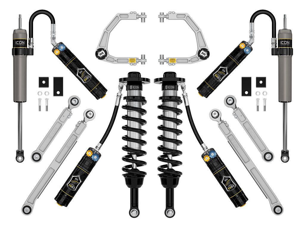 ICON K53200D 2022-2025 TOYOTA TUNDRA 1.25-3.5 INCH LIFT STAGE 10 2.5 SUSPENSION SYSTEM BILLET CDXS