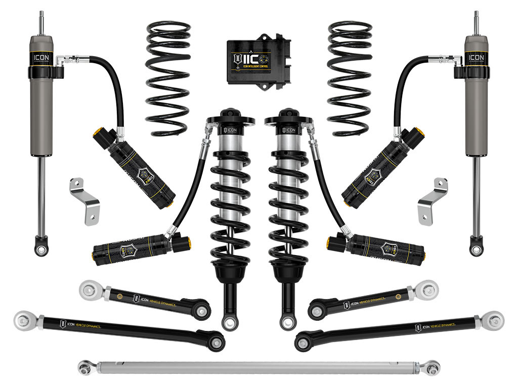 ICON K53400T 2023-2025 TOYOTA SEQUOIA TRD PRO 1-2.5 INCH LIFT STAGE 10 2.5 SUSPENSION SYSTEM TUBULAR