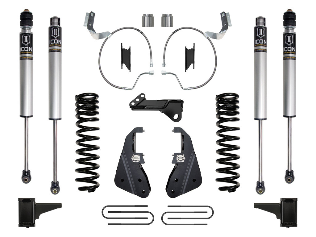 ICON K64531 2023-2025 FORD F-250/F-350 SUPER DUTY 4WD GAS 4.5 INCH LIFT STAGE 1 SUSPENSION SYSTEM