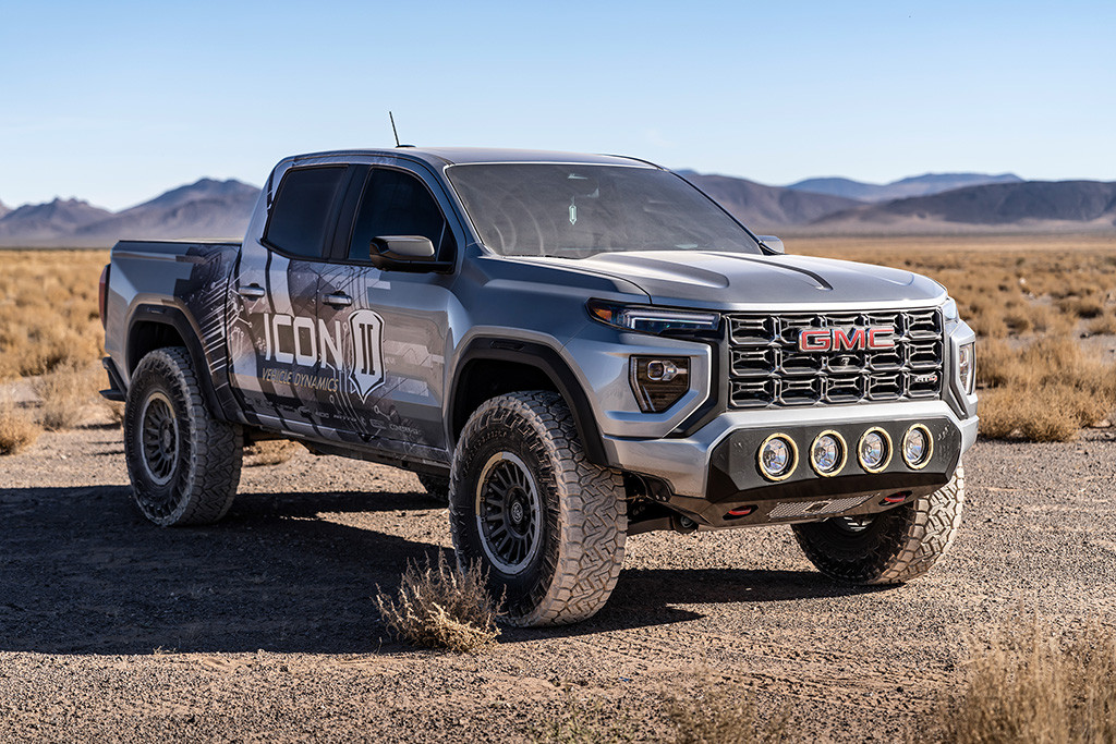 ICON K73081 2023-2024 GMC CANYON AT4 DENALI & ELEVATION/CHEVROLET COLORADO TRAIL BOSS 1.75-2.5 INCH LIFT STAGE 1 SUSPENSION SYSTEM