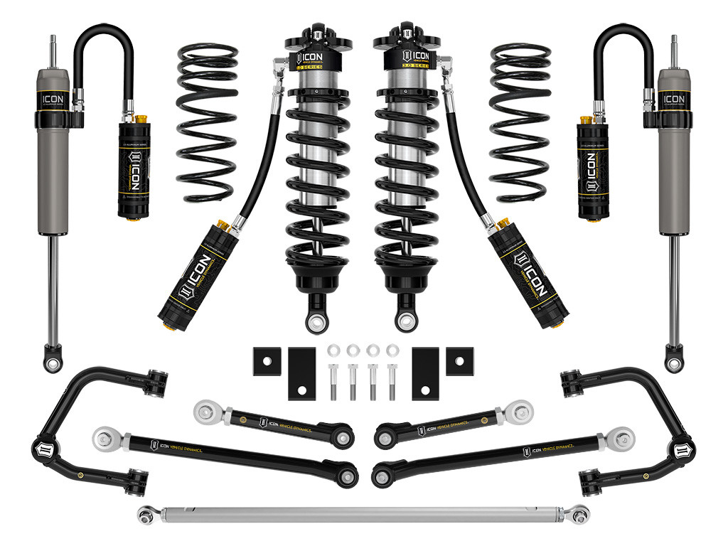 ICON K53251T 2023-2025 TOYOTA SEQUOIA 3-4.25 INCH LIFT STAGE 1 3.0 SUSPENSION SYSTEM TUBULAR CDCV