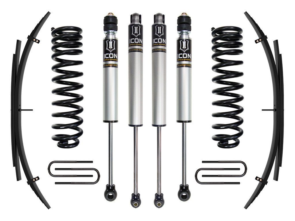 ICON K62521L 2020-2022 FORD F-250/F-350 SUPER DUTY 4WD 2.5 INCH LIFT STAGE 1 SUSPENSION SYSTEM W/ EXPANSION PACKS