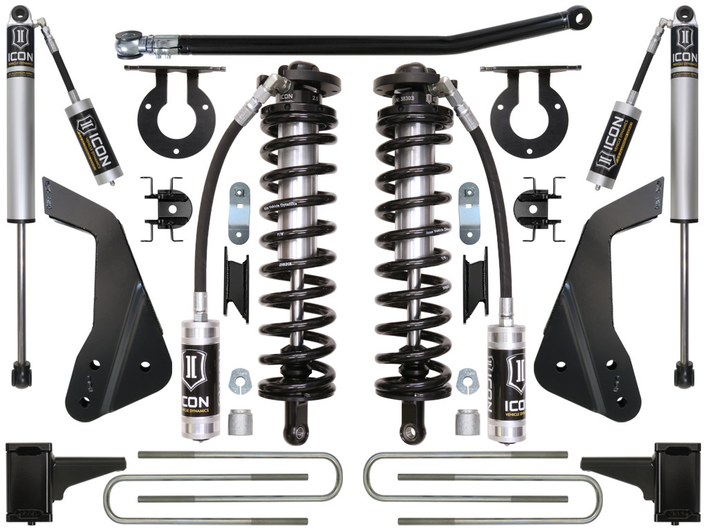 ICON K63121 08-10 FORD F-250/F-350 4-5.5 INCH STAGE 1 COILOVER CONVERSION SYSTEM