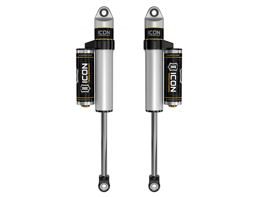 ICON 59701P-CB 2003-2024 TOYOTA 4RUNNER 2005-2023 TOYOTA TACOMA 2007-2014 TOYOTA FJ CRUISER FRONT 2.5 VS LONG TRAVEL PIGGYBACK RESERVOIR SECONDARY SHOCKS PAIR