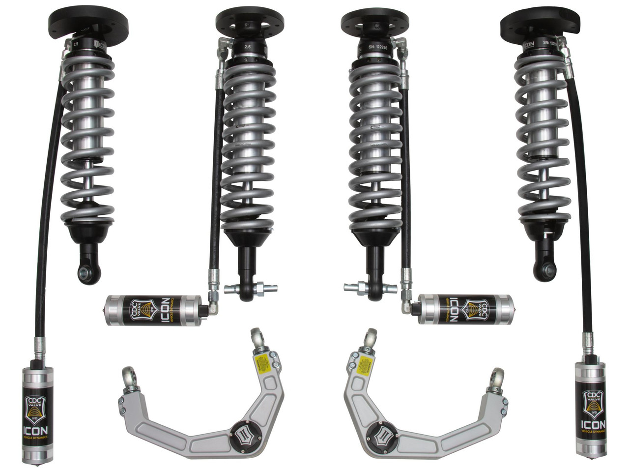 ICON K93302 2014-2020 FORD EXPEDITION 4WD .75-2.25 INCH STAGE 2 SUSPENSION SYSTEM W BILLET UCA