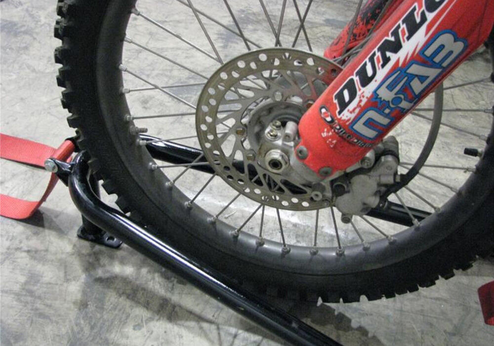 N-FAB BM1TCBK-TX TEXTURED BLACK BED MOUNTED TIRE CARRIER WITH BLACK STRAP