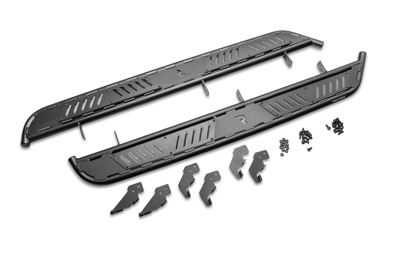 N-FAB NBJ194T-TX ROAN RUNNING BOARDS FULL LENGTH (1 STEP PER SIDE) 2019-2025 JEEP GLADIATOR JT TEXTURED BLACK