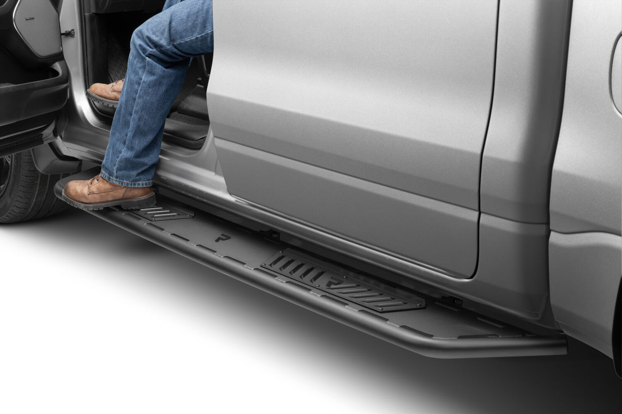 N-FAB NBD19CC-TX ROAN RUNNING BOARD CAB LENGTH (2 STEPS PER SIDE) 2019-2025 (NEW BODY STYLE) RAM 1500 CREW CAB TEXTURED BLACK