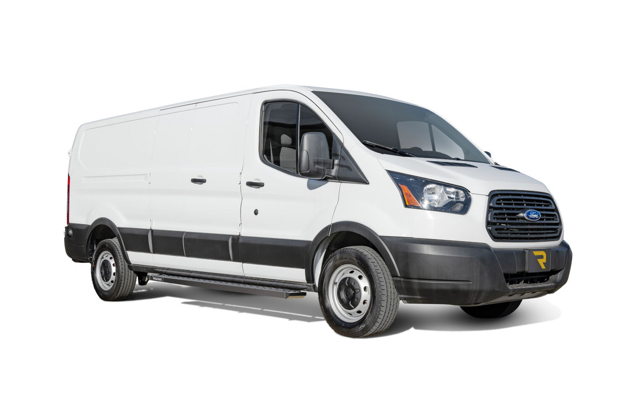 N-FAB GFF19TV-TX GROWLER STEP SYSTEM CAB LENGTH (1 STEP PER SIDE) 7 INCH BOARD 2019-2024 FORD TRANSIT VAN TEXTURED BLACK