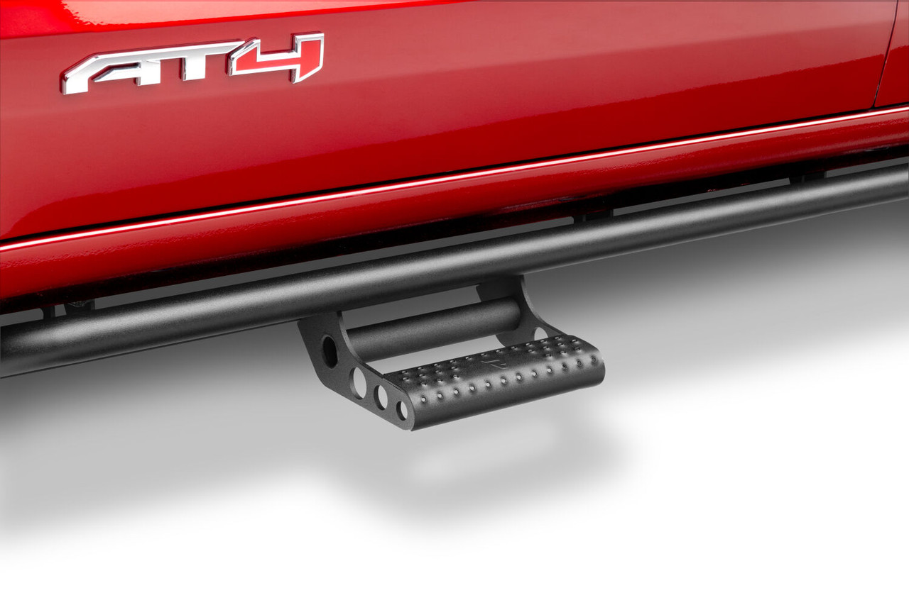 N-FAB G154RKRCCS4 RKR STEP SYSTEM CAB LENGTH (2 STEP MOUNTS/2 STEPS PER SIDE) 1.75 INCH RAILS 2015-2025 CHEVY COLORADO/GMC CANYON CREW CAB TEXTURED BLACK