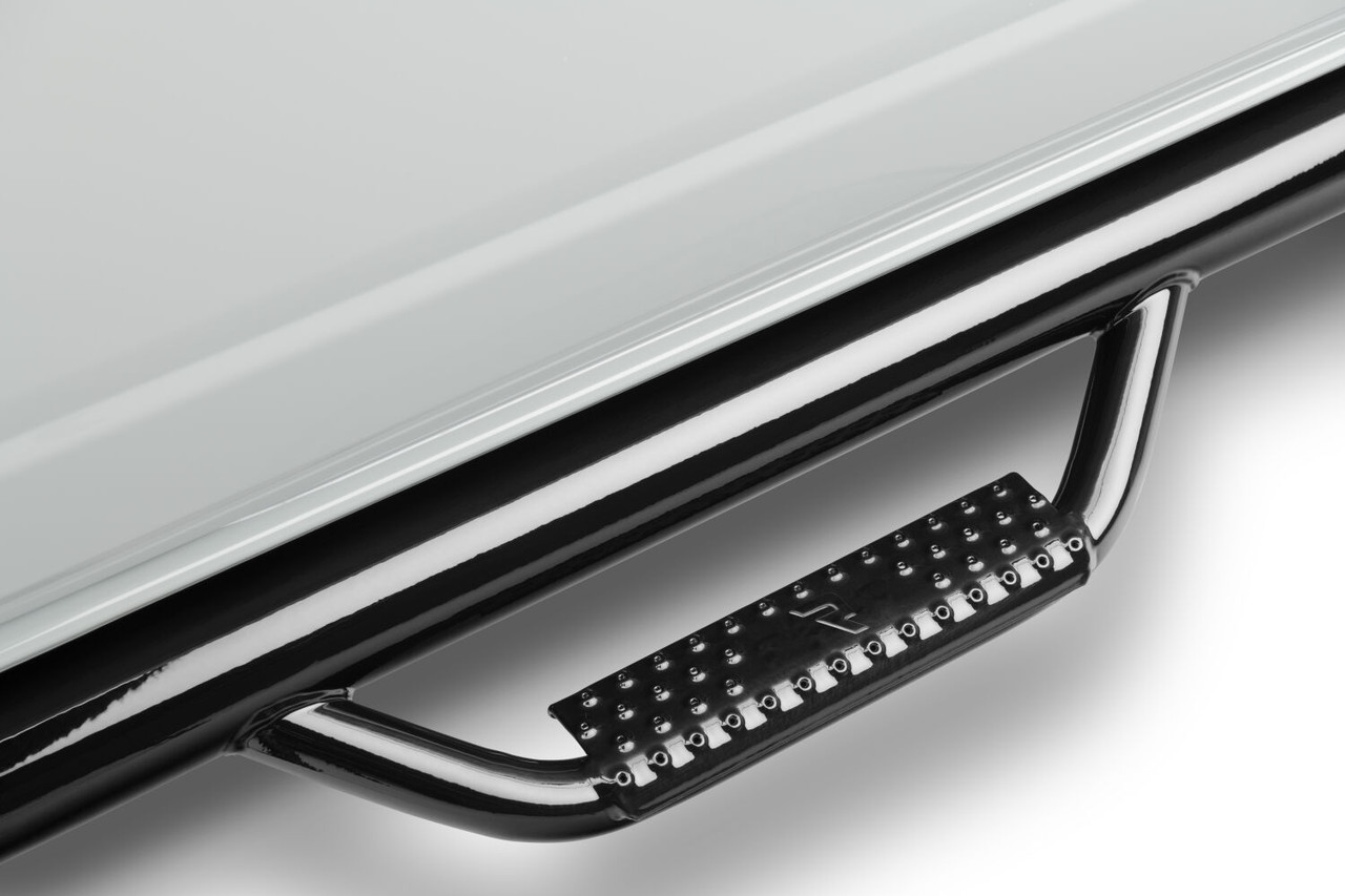 N-FAB F0973QC NERF STEP BAR CAB LENGTH (2 STEPS PER SIDE) 2009-2014 FORD F-150 SUPERCAB GLOSS BLACK