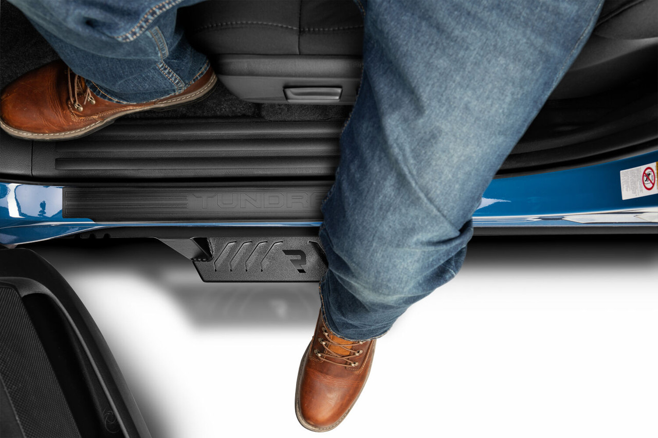 N-FAB EXT07QC-TX EPYX STEP SYSTEM CAB LENGTH (2 STEPS PER SIDE) 2007-2021 TOYOTA TUNDRA DOUBLE CAB TEXTURED BLACK