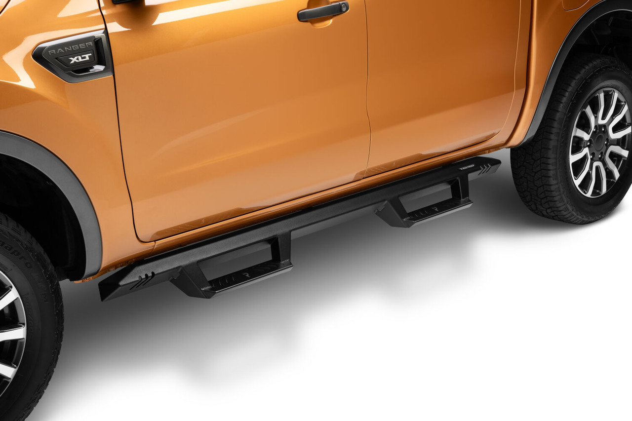 N-FAB EXF19CC-TX EPYX STEP SYSTEM CAB LENGTH (2 STEPS PER SIDE) 2019-2025 FORD RANGER SUPERCREW TEXTURED BLACK